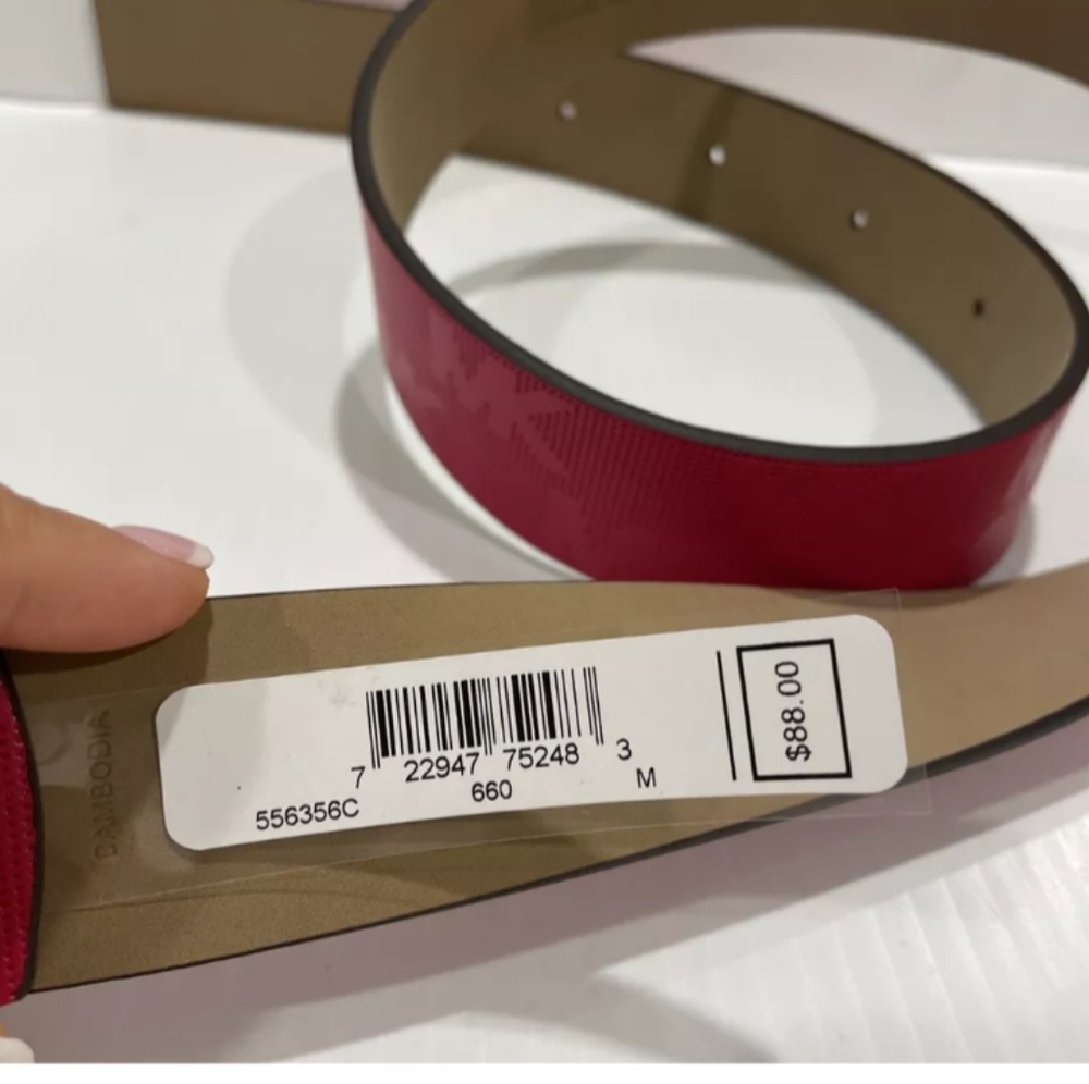 Michael kors ladies golden hardware logo belt - Picture 6 of 7